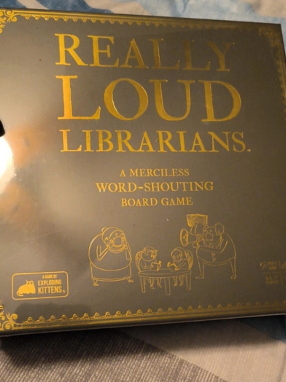 Really Loud Librarians Board Game - Gold